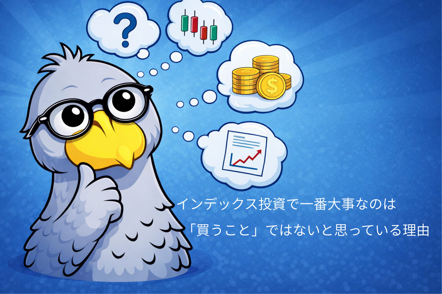 インデックス投資で一番大事なのは「買うこと」ではないと思っている理由