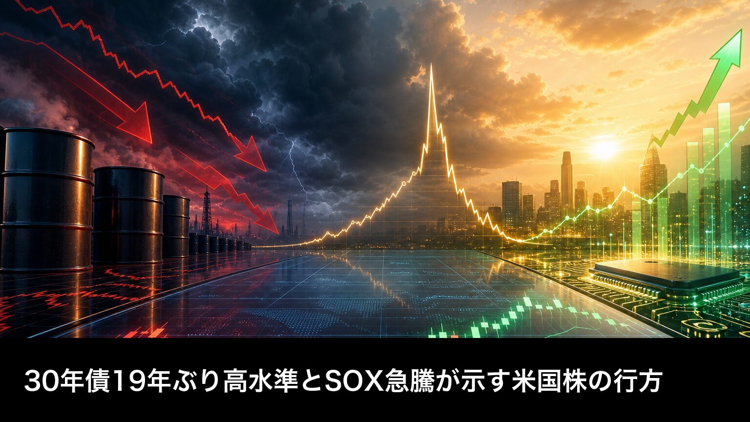 30年債19年ぶり高水準とSOX急騰が示す米国株の行方
