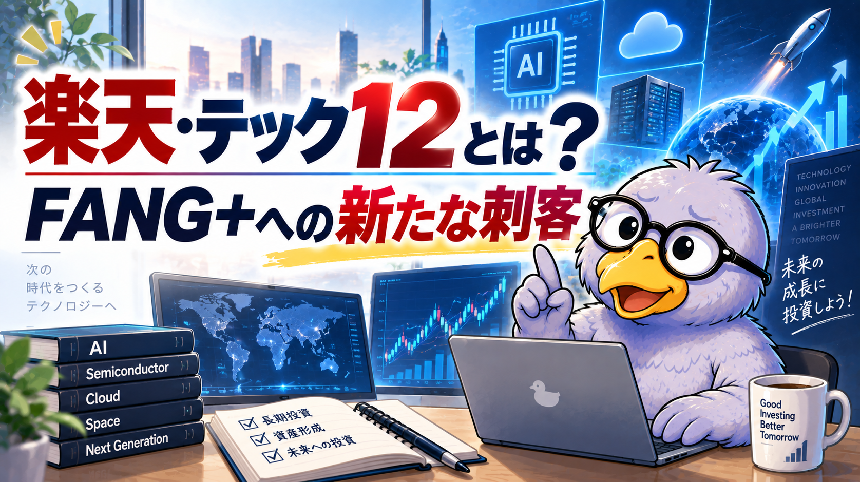 新ファンド 楽天・テック12とは？｜FANG+への新たな刺客